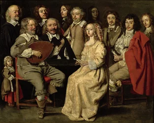 The Musical Reunion, 1642 (olie på kobber)